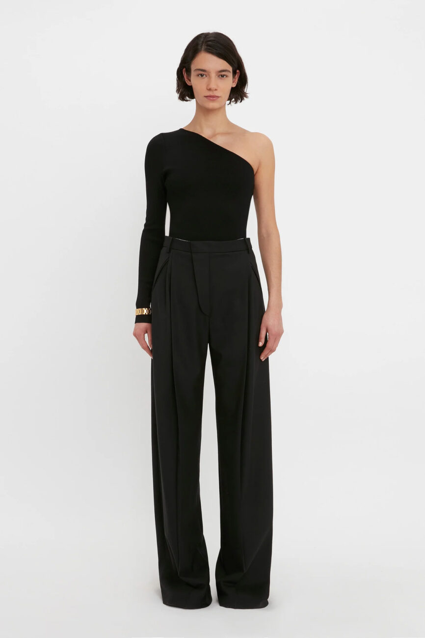 Relaxed Fit T-Shirt In Black Marl